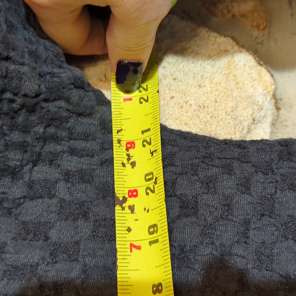 FLAX Textured Linen Black Top - Picture 10 of 11